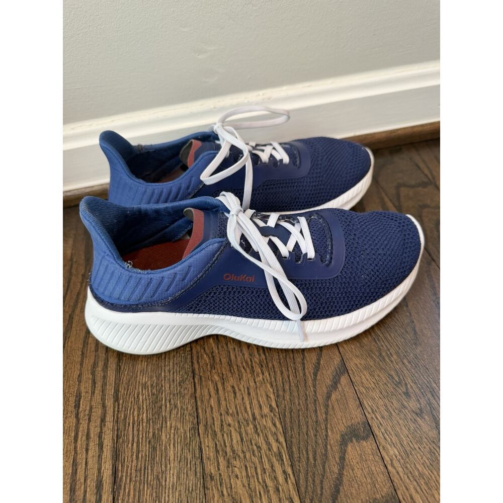 OluKai Bulo Sneakers Deep Blue Men's Sz 7 Womens Size 9